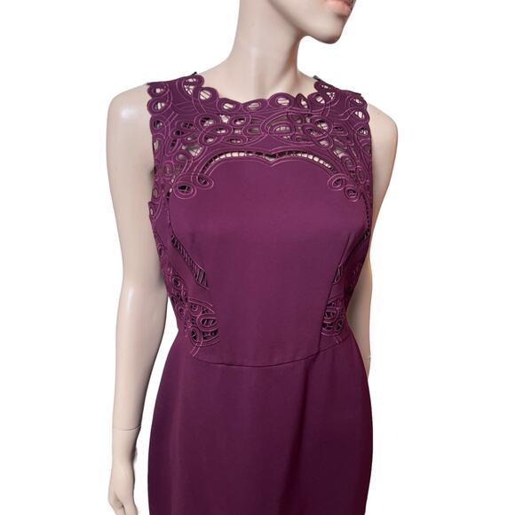 New Ted Baker Verita Cut Sheath Dress Size L New with Tag Sleeveless Zip Closure - Picture 11 of 15